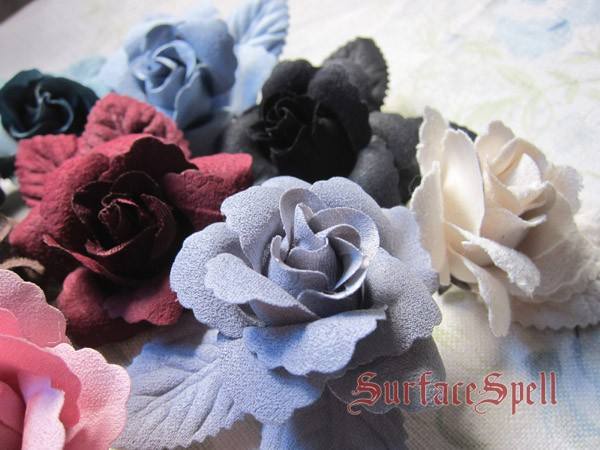 Single Rose Flower Lolita Hairpin