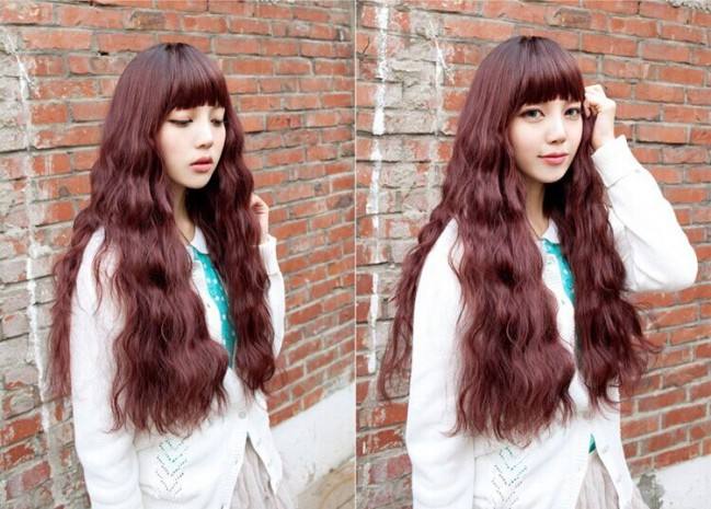 Sweet Brown Lolita Long Curls Wig