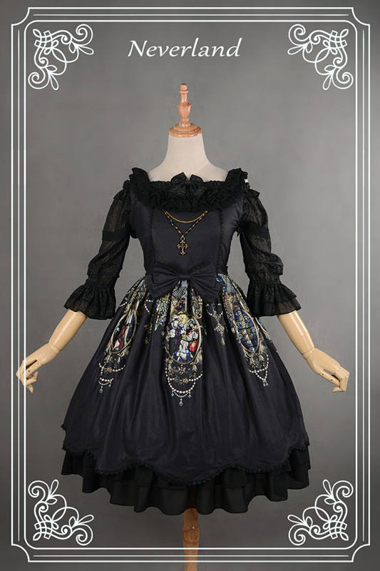 Neverland Lolita Chiffon Lolita Inner Short Blouse - For Summer