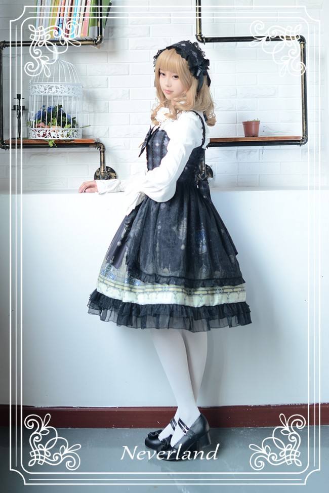 Neverland Lolita ~Arabian Nights~ High Waist Lolita JSK with Pendant
