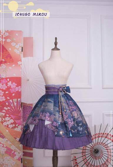 Ichigomikou Original Design Night Sakura Krathong Series