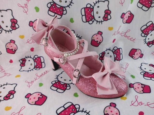 Antaina Tea Party Glitter Lolita Shoes