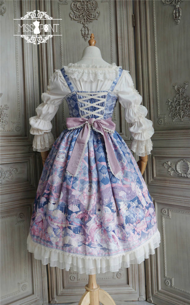 Miss Point ~ Elizabeth Meow ~ Daily Wear Lolita OP/JSK -Custom-tailor Available