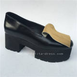 Sweet Black Gold Lolita Heels Shoes O