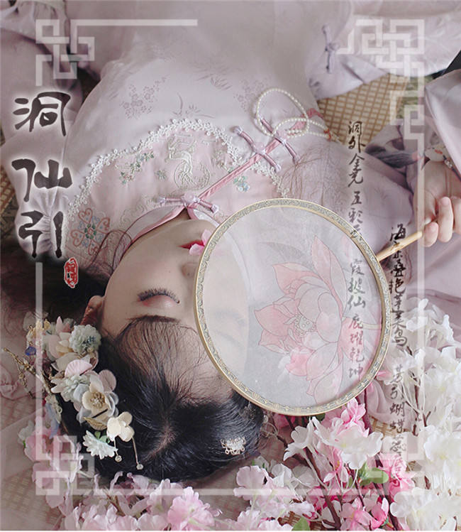 Hole Fairy Guide~ Qi Lolita OP Dress -Ready Made