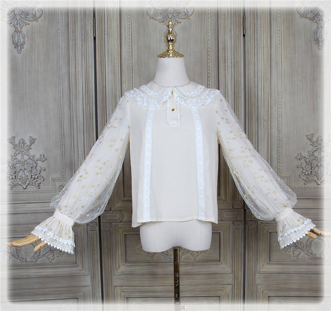 Little Dipper ~Kompeit Sweet Lolita Blouse -Ready Made