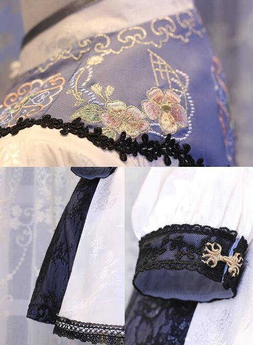 Hole Fairy Guide~ Qi Lolita OP Dress -Ready Made