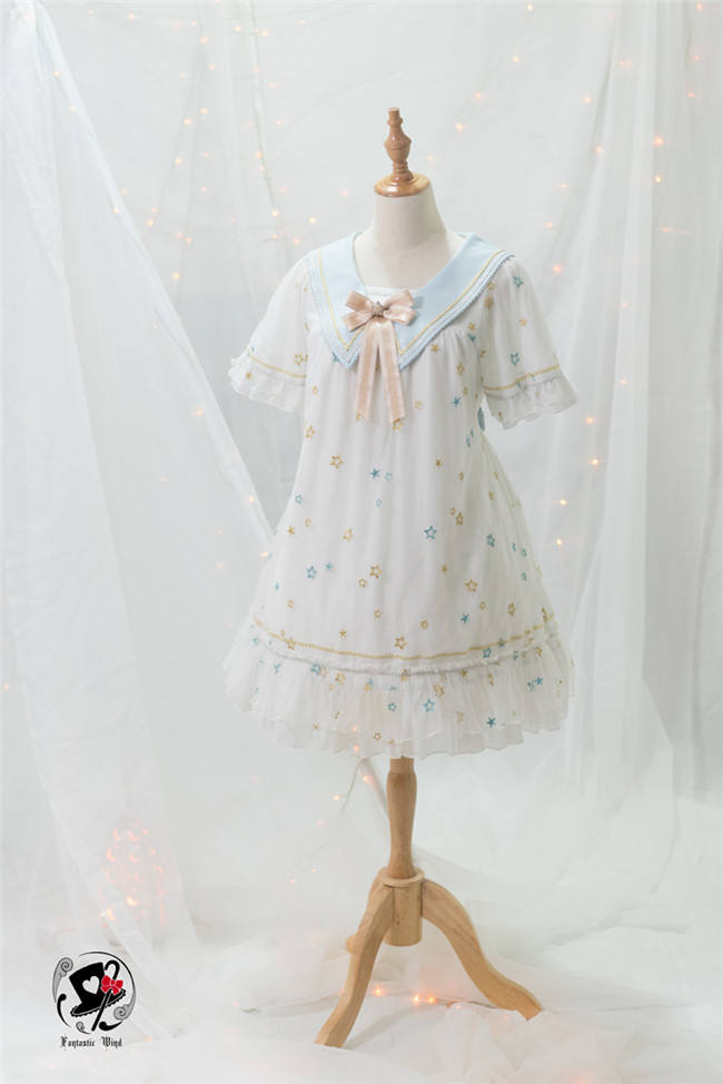 Planetesimals~ Summer Embroidery Lolita OP Dress -Pre-order Closed