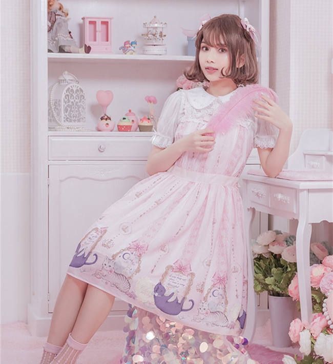 MissCat~ Soft Lolita JSK/Skirt -Ready Made