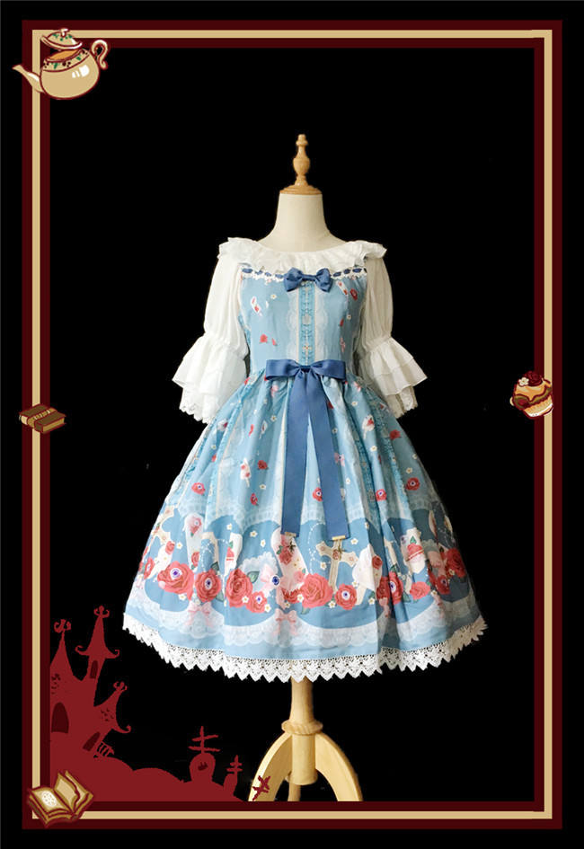 Cross Rose Popsicle~ Sweet Lolita JSK -OUT