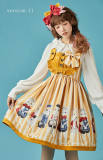 Salted Fish War~ Sweet Cats Printed Lolita Salopette -Pre-order Closed