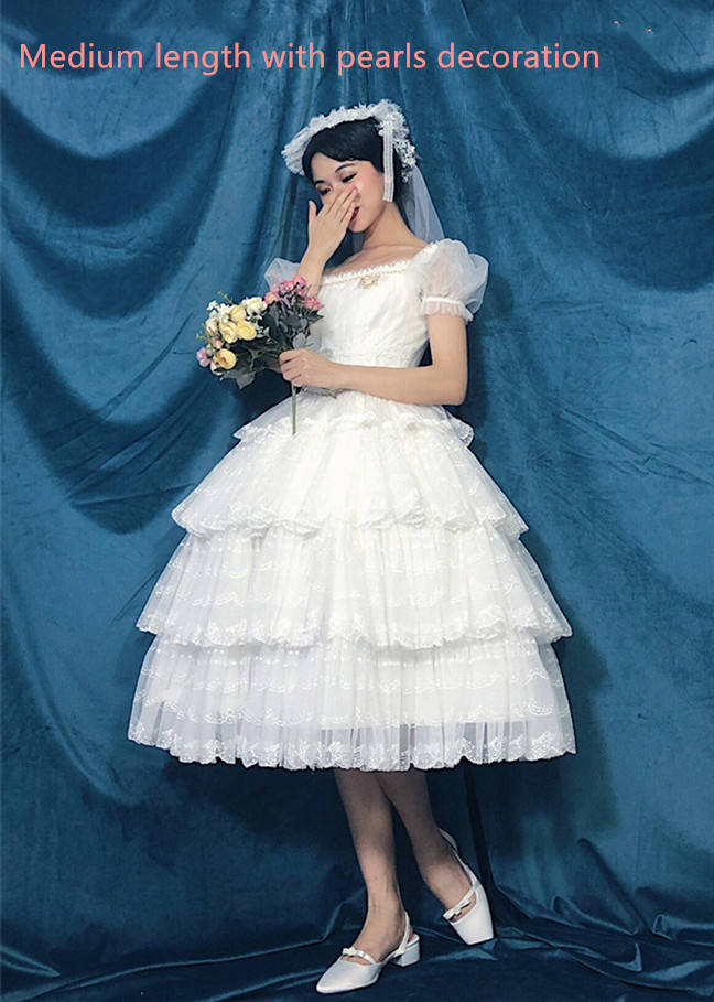 Moon Lover ~ Elegant Lolita OP Bridal Design -Pre-order