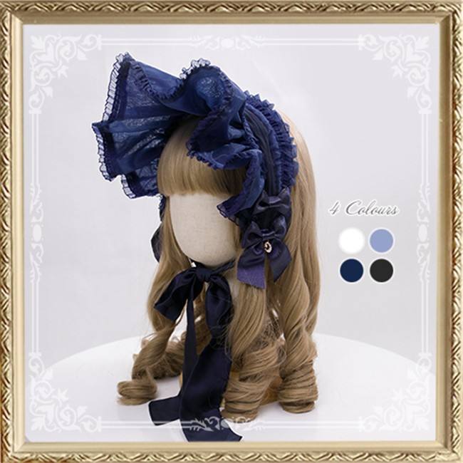 Cutie Creator ~Star Fall Night Version II~ Organdy Lolita Bonnet -In Stock