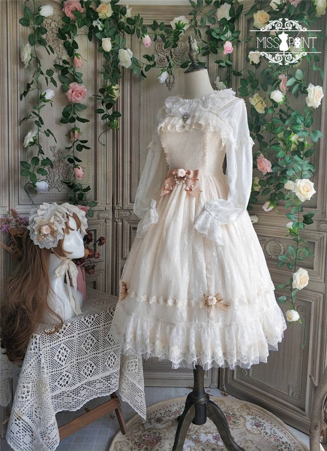 Dawn Maiden~ Vintage Classic Lolita JSK Ready Made