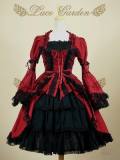 Vintage Detachable Built-in Flare Sleeves Lolita OP Dress -out