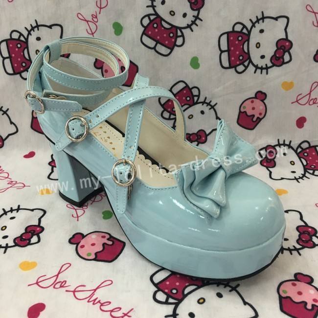 Dark Coffee Lolita Heels Footwear