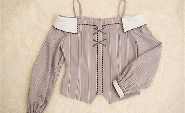 Junior Mechanic~ Classic Steam punk Lolita Blouse+Corset+Skirt Set -OUT