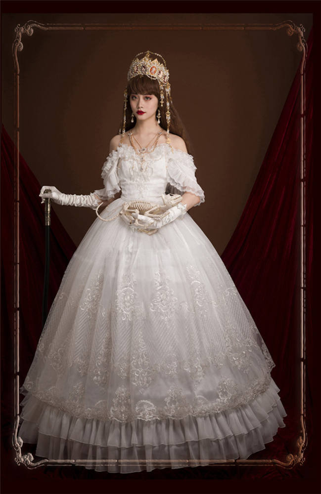 QuaintLass Lolita ~Lace Lolita Wedding Dresses -Pre-order