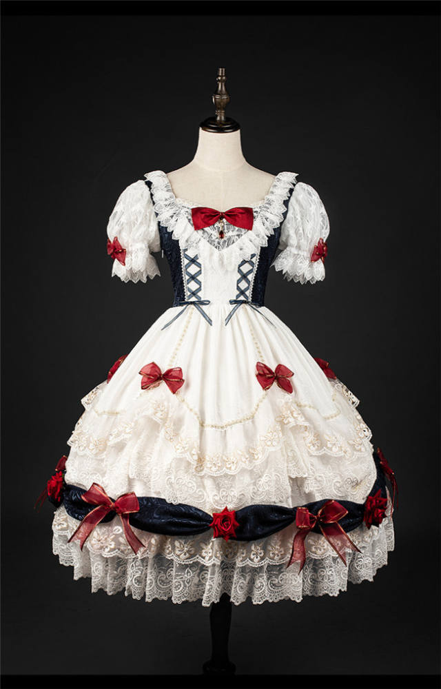 YUPBRO Lolita ~Snow White Lolita OP -Ready MADE
