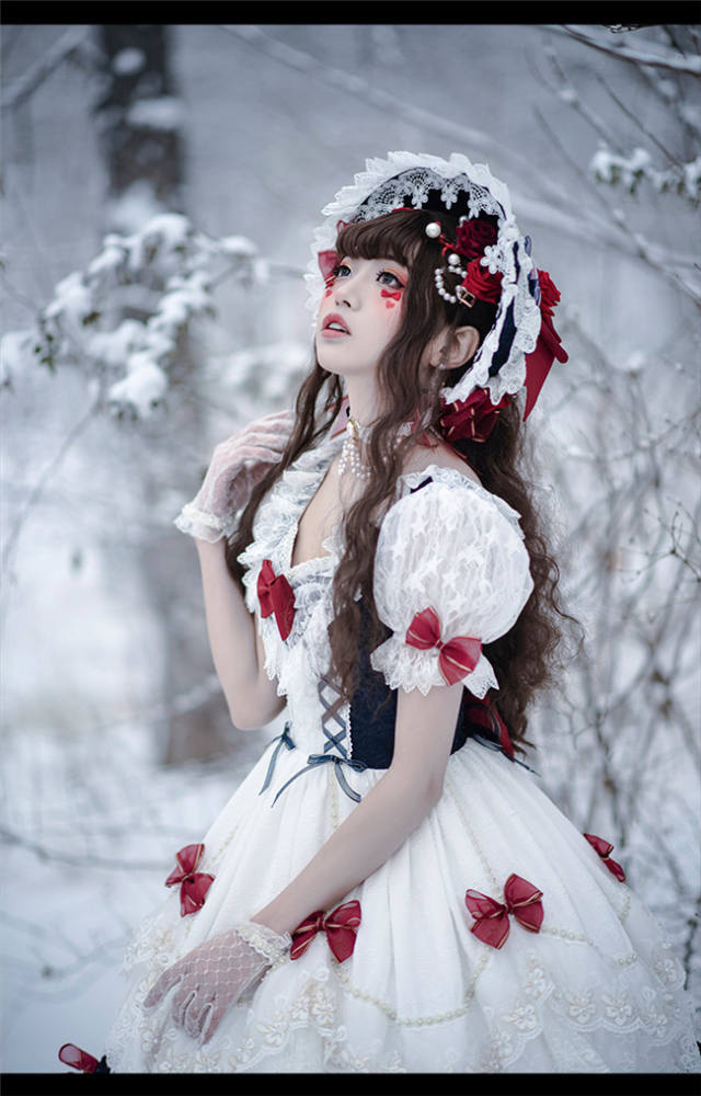 YUPBRO Lolita ~Snow White Lolita OP -Ready MADE