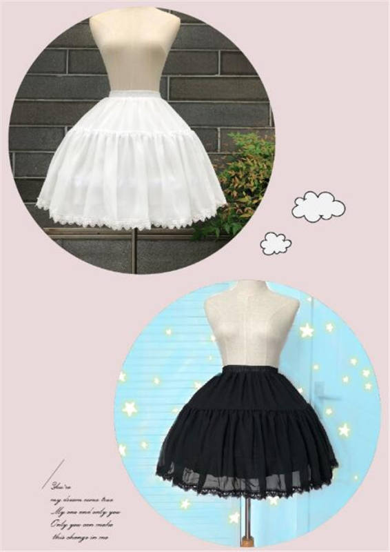 47cm Super Flexible  Fishbones Lolita Petticoat for Summer