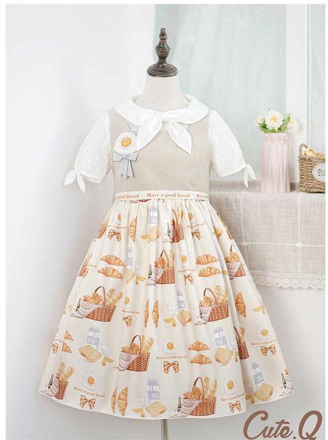 Milk bread~ Sweet Lolita OP/JSK -Pre-order Closed