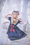 Neverland Lolita Navy Wind Sailor Collar Lolita OP -The 2nd Round Pre-order Closed