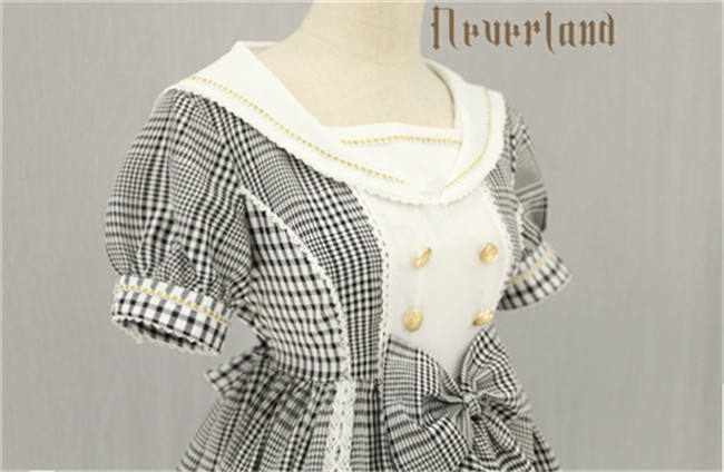 Not Stripe~ Sweet Gingham Lolita OP Dress off