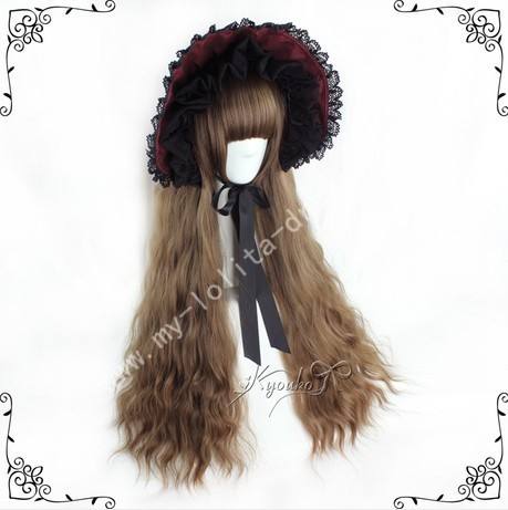 European Style Brown Curls Lolita Wig
