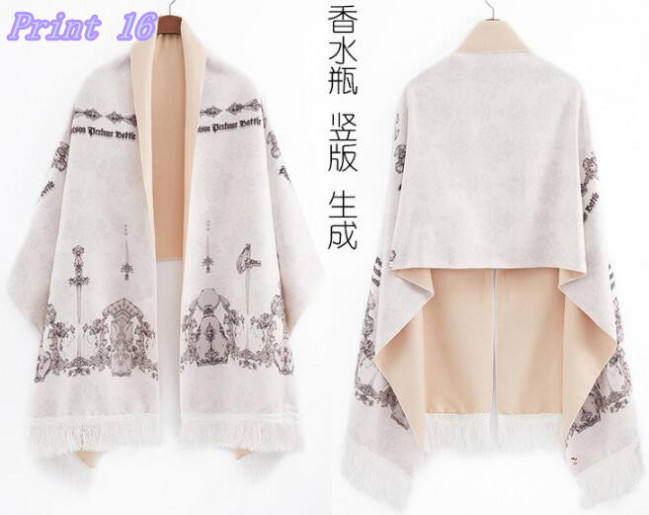 Vintage Classic Thickening  Shawl/Scarf 16 patterns-out