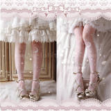 Red Maria~ Organdy Silk Stockings Lolita Tights