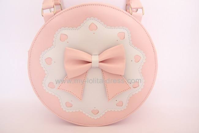 Round Shape Sweet Bow Lolita Handbag