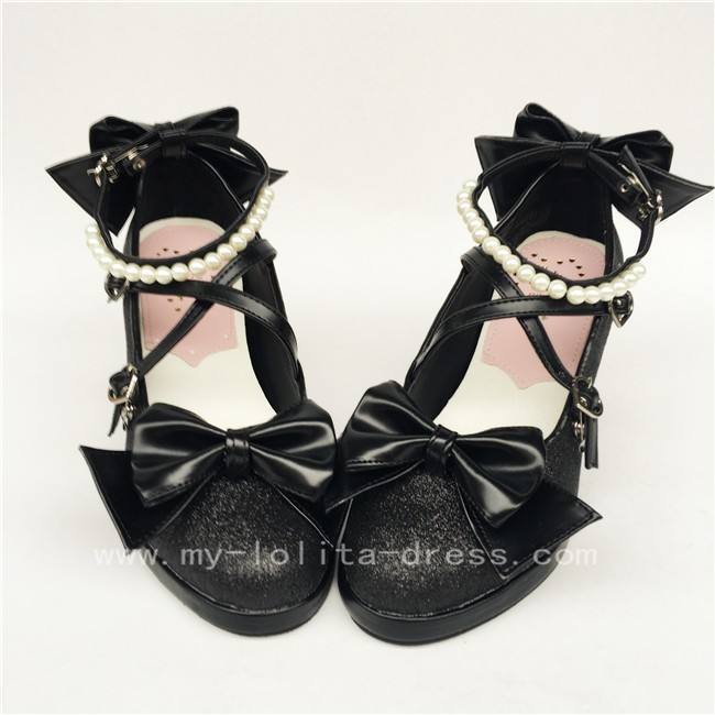 Antaina Tea Party Glitter Lolita Shoes