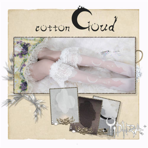 Yidhra Dream The Witch~Cotton Cloud~Lolita Knee-High Socks