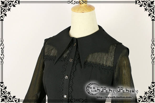 Fanzy Fantasy ~Cat Halloween Lolita Blouse -Ready Made