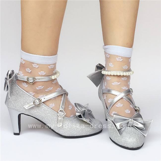 Antaina Tea Party Glitter Lolita Shoes