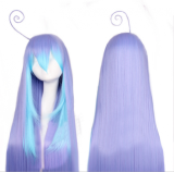 Sweet Purple Blue Long Lolita Straight Wig