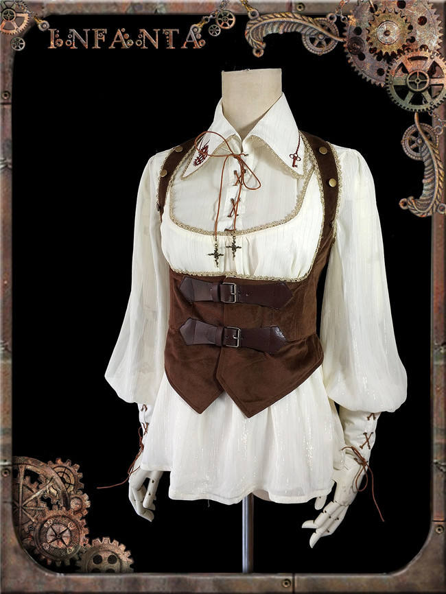 Machinery Puppet~ Punk Style Lolita Blouse