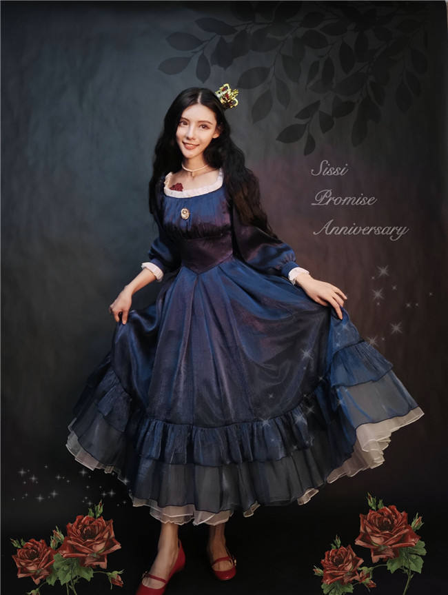 Sissi Promise Anniversay Reward Elegant Dailywear Lolita OP -Ready Made