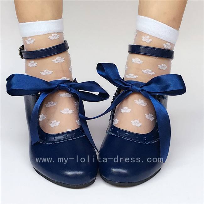 Sweet Red or Wine Lolita Heels Shoes