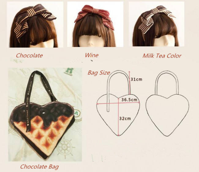 Love for Waffles ~ Sweet Lolita Jumper -2 Versions Ready Made