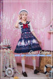 Kitten Captain Sailor Low Waist Lolita Salopette -Ready Made