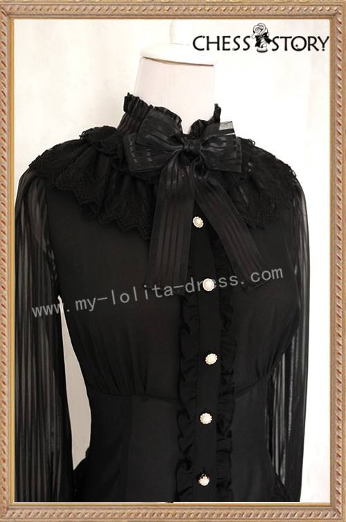 Chess Story Doll Theater Long Sleeves Lolita Blouse