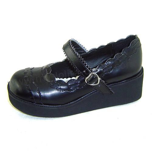 Pink Unicolor Lolita Shoes
