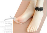 Black Lace Ankle Belt-OUT