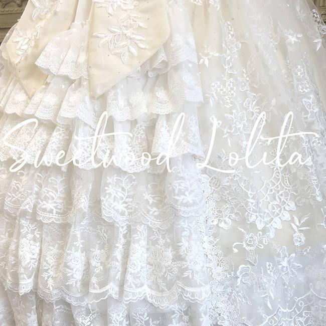 Secret Garden In Midsummer ~Elegant Lolita Bridal Dress -Ready MADE