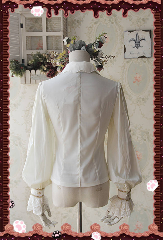 Infanta High Density Chiffon Lolita Long Sleeves Blouse