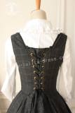 Miss Point Collge School Style Vintage Gingham Corset JSK - OUT