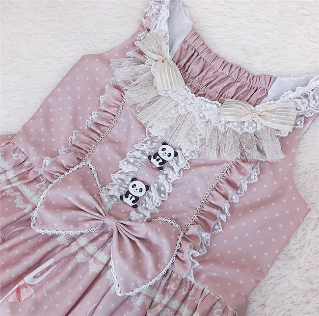 Panda Theme Sweet Lolita OP/JSK-Pre-order Closed