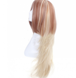 European Style Brown White 70cm Lolita Wig off
